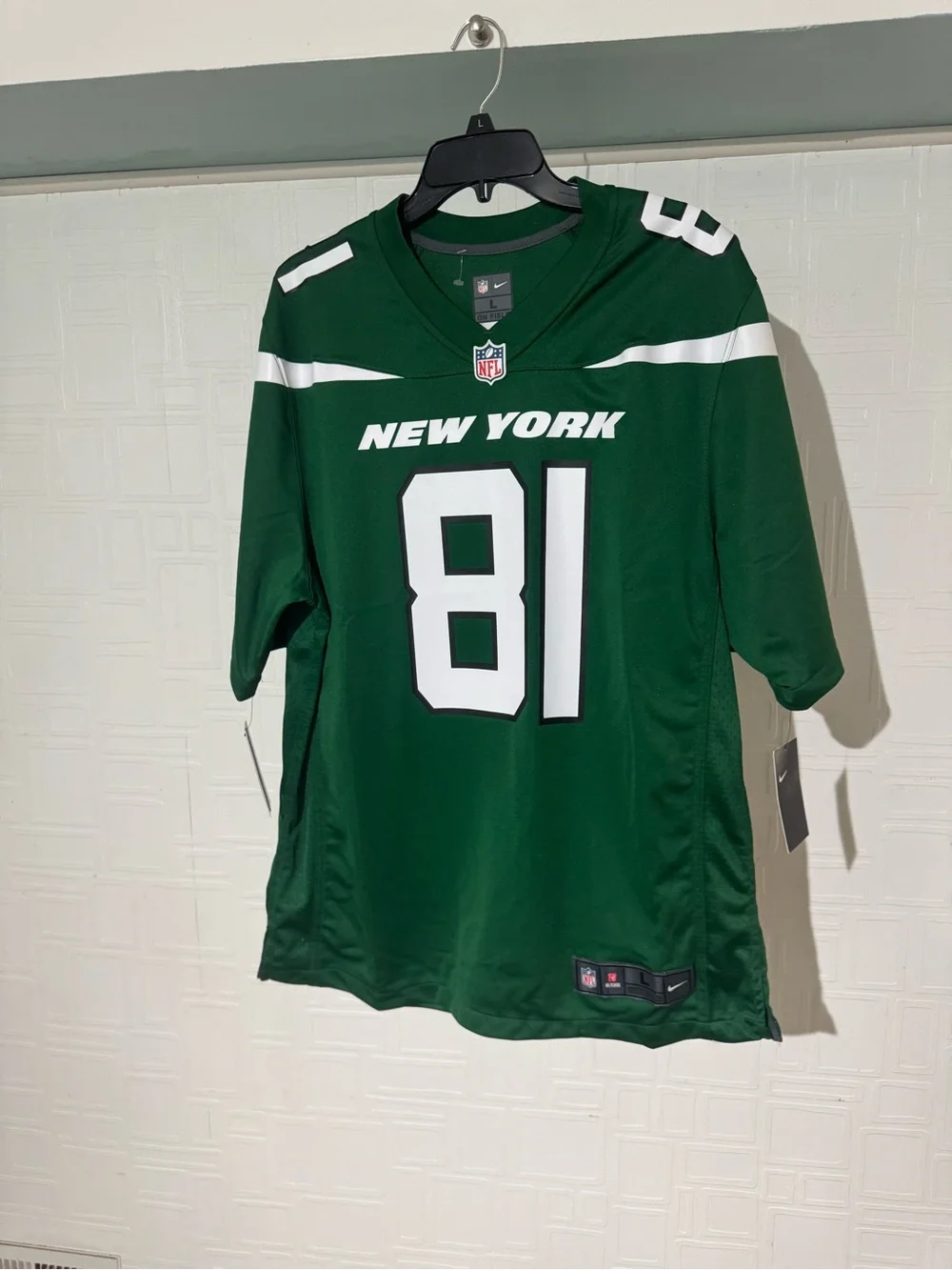 Nike New York Jets Quincy Enunwa #81 Green and White NFL Jersey